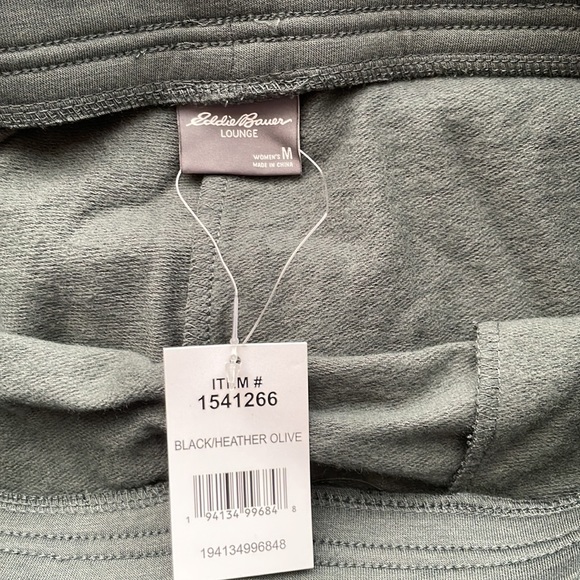 Eddie Bauer Lounge Olive Pants - Picture 3 of 3